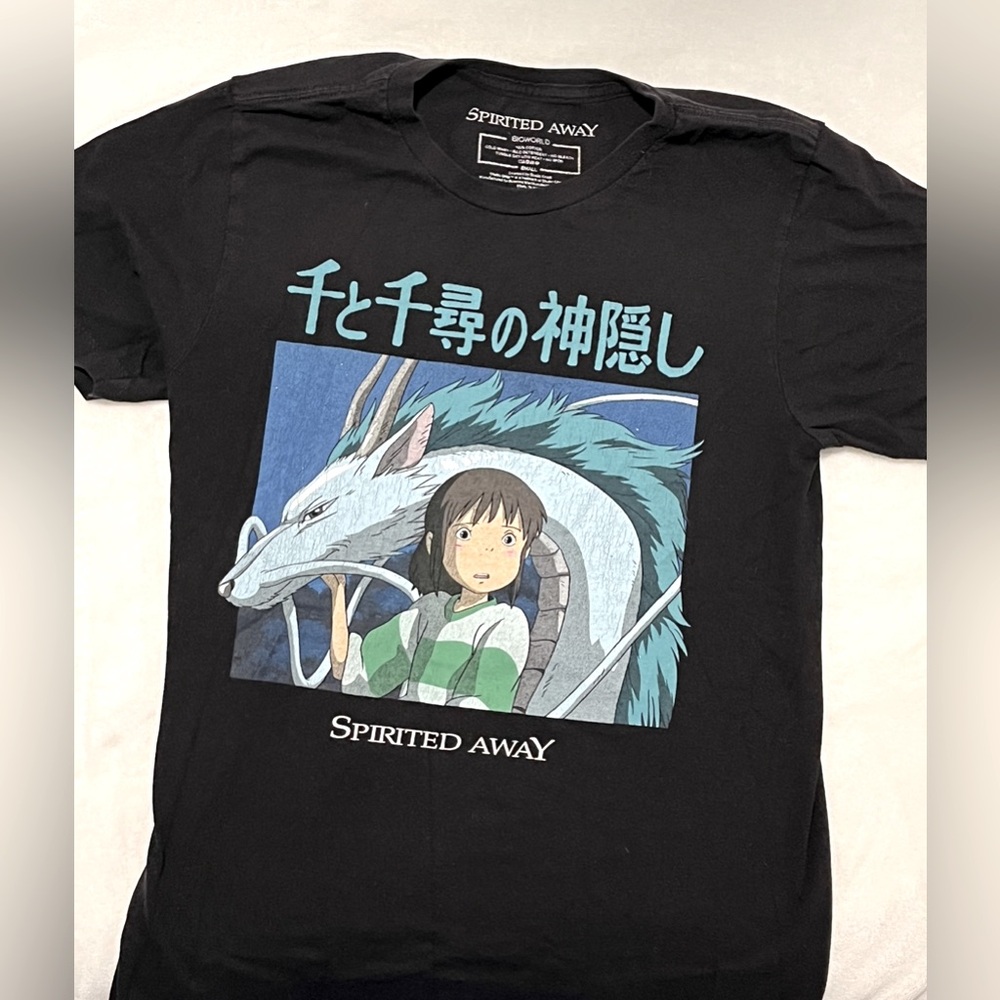 Hot Topic Anime Studio Ghibli Spirited Away Size Small Unisex Print T-Shirt Cool
